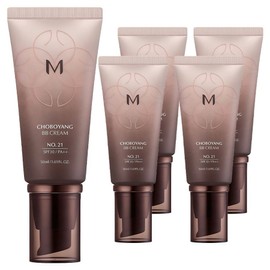 Misha Missha M Choboyang BB Cream SPF30 PA++, No. 21 Bright Beige, 50ml, 5 pieces / 미샤 M 초보양 비비크림 SPF30 PA++, 21호 화사한베이지, 50ml, 5개