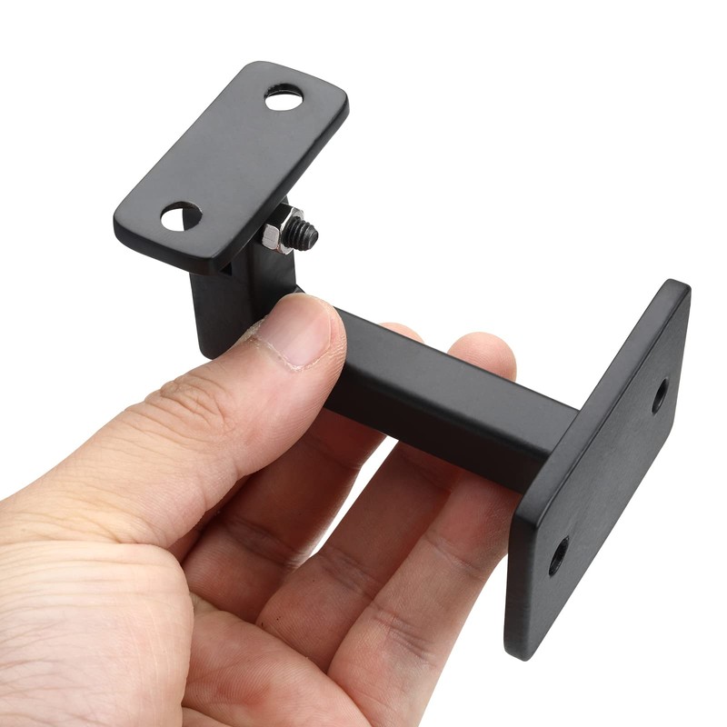 RealPlus Swivel Handrail Brackets Heavy Duty Adjustable Square Hand Rail