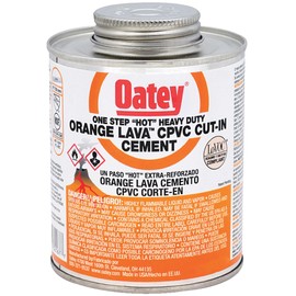 8 OZ CPVC HEAVY DUTY ORANGE LAVA CEMENT
