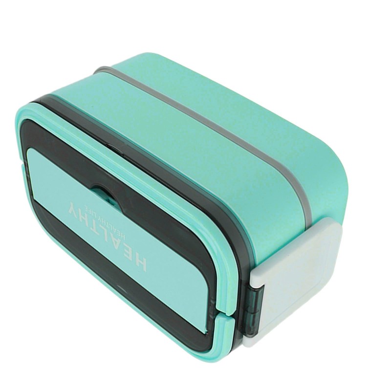 Portable Lunch Box, High Temperature 1400ml Leakage Proof Double Layer