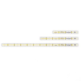 Dritz Omnigrid Marking Ruler Trio Set with Lengths 4", 6", 12"