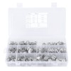 160 Pcs Hose Clamp Set, 304 Stainless Steel Worm Gear