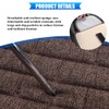 51.97 x 19.29 Inch Linen Rear Bench Seat Protector, Beige