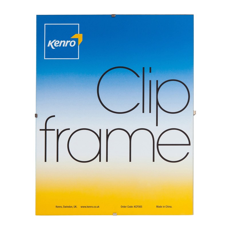 Kenro Clip Frame 6x4 / 10x15cm with Glass Front for