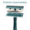 ANYMALE® Azure Edition Safety Razor - Includes 5 Astra Blades