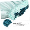 FOMIYES Large Double Layer Satin Sleep Hair Care Hat for