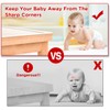 Baby Proofing, 6.6ft Edge Protector Strip Clear, Silicone Soft Corner