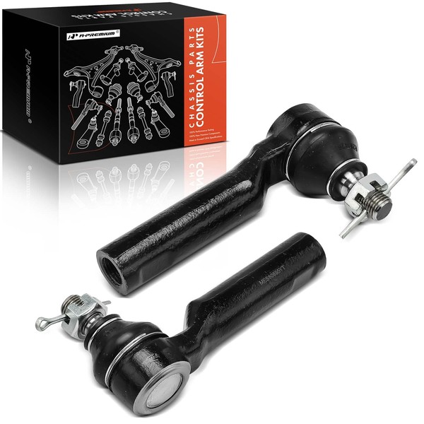 A-Premium 2 x Front Outer Tie Rod Ends, Compatible with
