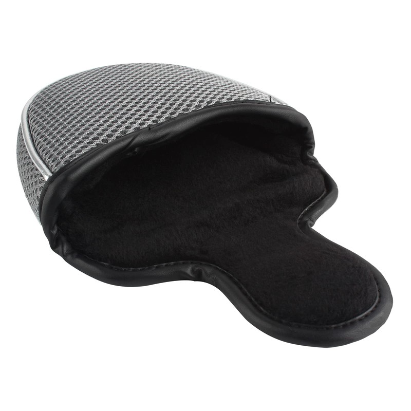 Andux Mesh Mallet Putter Cover Golf Putter Head Covers Grey,