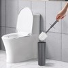 Juego de 2 Cepillos para Baño Ulable CP-JSE35 Gris Oscuro