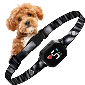 Bark Collar for Small Dogs 5-15lbs - No Shock Small Dog Bark Collar - Rechargeable Smart Anti Barking Collar with Beep Vibration Mode - Waterproof Anti Bark Collar with 7 Sensitivity Levels