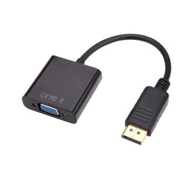 chenyang DP to VGA Adapter Gold-Plated DisplayPort Male to VGA Female Display Monitor Converter Cable Adapter