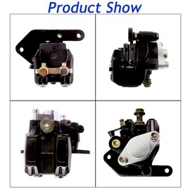 Silscvtt Rear Brake Caliper with Pads Replacement for Yamaha Banshee 350 Blaster 200 Raptor 250 350 660R Warrior 350 450LE