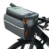 Danuosie Bike Handlebar Bag, Insulated Cooler Front Frame Bag with