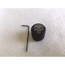 Kmise PUNISHER LASER ENGRAVED Control Guitar Knob  Guitar Parts Replacement Black