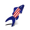 THQZLH USA American Fish Wind Sock Patriotic Wind Socks for