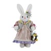 19" Whimsical Wreath Easter Bunny Rabbit Pastel Spring Collectible Home