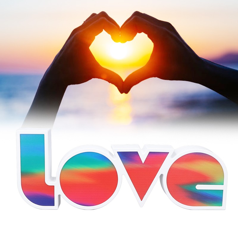 Love Letter Night Light Hangable Decorative Desktop LED Neon Lamp