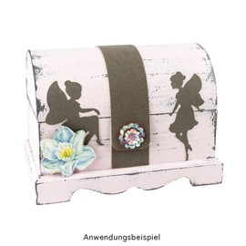 Ideen mit Herz Chalky Effect Chalk Paint, 250 ml, Highly Opaque, Ultra-Matte, Water-based, Chalk Paint for Shabby Chic & Vintage Effect