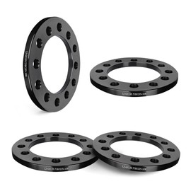 EVIL ENERGY 6x135 to 6x5.5 Wheel Spacers 1/2" (12mm) Compatible for 2001-2019 Silverado 1500, 6x135 mm/6x139.7 mm Hubcentric No Lip 6 Lugs 108mm Hub Bore Unequipped with Bolts Black