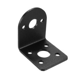 sourcing map L-Shape Mounting Bracket Gear Reduction Motor Holder for 25mm Gear Motor