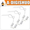A-DIGISHUO 3PCS MC-38 Wired Security Window Gate Contact Sensor Alarm
