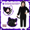Joycover Cat Costume For Girls, Cat Noir Costume, Onesie Black