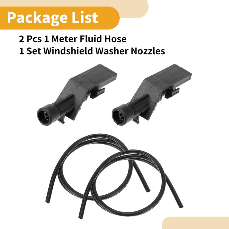 A ABSOPRO Windshield Washer Nozzle Kit for Honda Civic 2017-2021