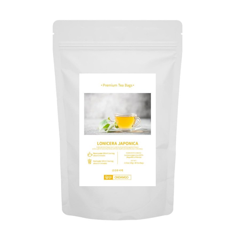ONDAMGO White Lonicera Japonica Tea 30T Warm Tea 1.05oz /