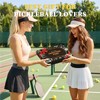 DWATAN Pickleball Court Charcuterie Board with Net, Bamboo Serving Tray