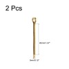 sourcing map Split Cotter Pin - 3mm x 40mm (1/8