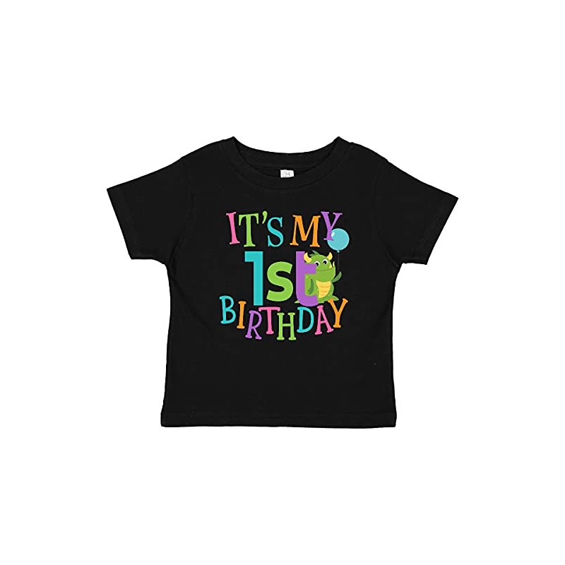 inktastic Cute First Birthday Monster 1 Year Old Baby T-Shirt