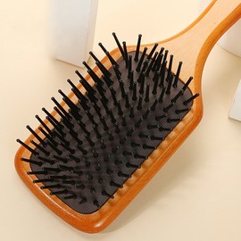 Wooden Paddle Hair Brush Large 2ea