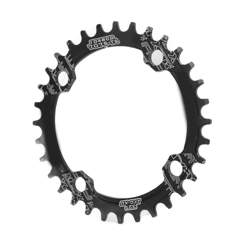 SUNGOOYUE Bicycle Chainring, Bicycle Narrow Wide 104 BCD 32T Round