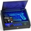 HOLEWOR Gun Safe, Biometric Safes for Pistols with LCD Display