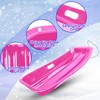Slippery Racer Downhill Sprinter Flexible Kids Toddler Plastic Cold-Resistant Toboggan