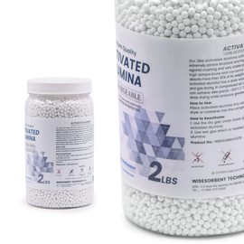 Wisesorb 2 LBS Activated Alumina, Alumina Desiccant Great for Filament Drying, Reusable Dessicant Dehumidifiers Desiccant Moisture Absorber Prevent Wet Filament