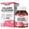 DHOP Collagen & Glutathione Capsules – 2,000mg L-Glutathione + 1,500mg Multi-Collagen with Vitamin C – Supports Skin Tone, Dark Spots & Acne Marks – 60 Capsules