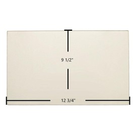 Total Hearth Hearthstone Tribute 8040 Ceramic Glass Panel – Replacement for Part #90-58405 (12 3/4" x 9 1/2")