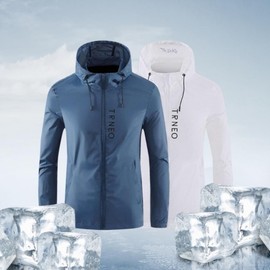 Ultralight Single-Layer Thin Women's Hiking Jacket for Summer and Transitional Seasons Outer Blue 100