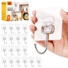 18 Pack Large Adhesive Wall Hooks for Hanging Heavy Duty