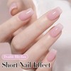 Double Rhythm Gel Polish Translucent Sheer Neutral Natural Light Milky