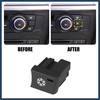 INFINAUTO Car Snowflake Type Button Climate Control Panel Button AC