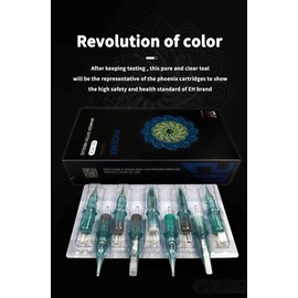 Phoenix 20Pcs Disposable 01RS 03RS 05RS 07RS 09RS 11RS 14RS Round Shader - (1207RS)