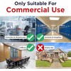 Commercial Door Handle Bathroom Door Lock in Chrome | Vacant