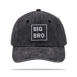 MONI HAPPY Big BRO Hat Big Brother Gifts for Boy Matching Mother's Day Fathers Day Slibling Sister Little Brother Outfits Youth Hats Birthday Boy Hat Father Son Matching