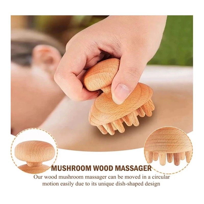 10-in-1 Wood Therapy Massage Tools – Lymphatic Drainage Massager Maderoterapia