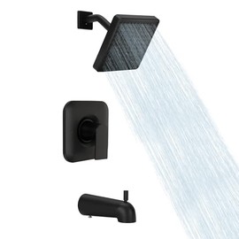 Replacement for moen T2473EPBL Genta Shower Trim Kit, Matte Black Shower Trim Kit, Easy to Install (2510 Valve Required)