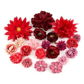 BOFUNX 21 St√ºcke Blumen Haarspange Blumen Haarclips M√§dchen Haarklammern Kinder Damen Haarschmuck Party Hochzeit