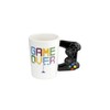 Puckator GAME OVER Gamecontroller geformter Henkel Tasse aus Dolomit-Keramik